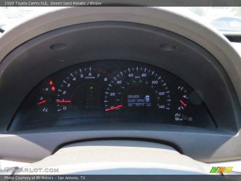 Desert Sand Metallic / Bisque 2009 Toyota Camry XLE