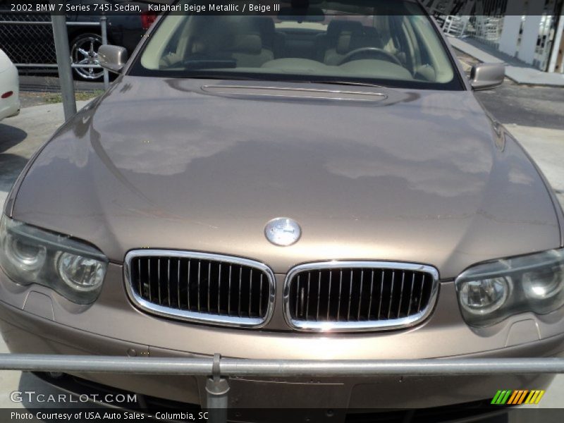 Kalahari Beige Metallic / Beige III 2002 BMW 7 Series 745i Sedan
