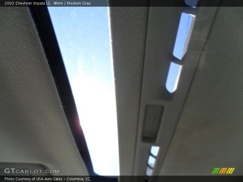White / Medium Gray 2003 Chevrolet Impala LS