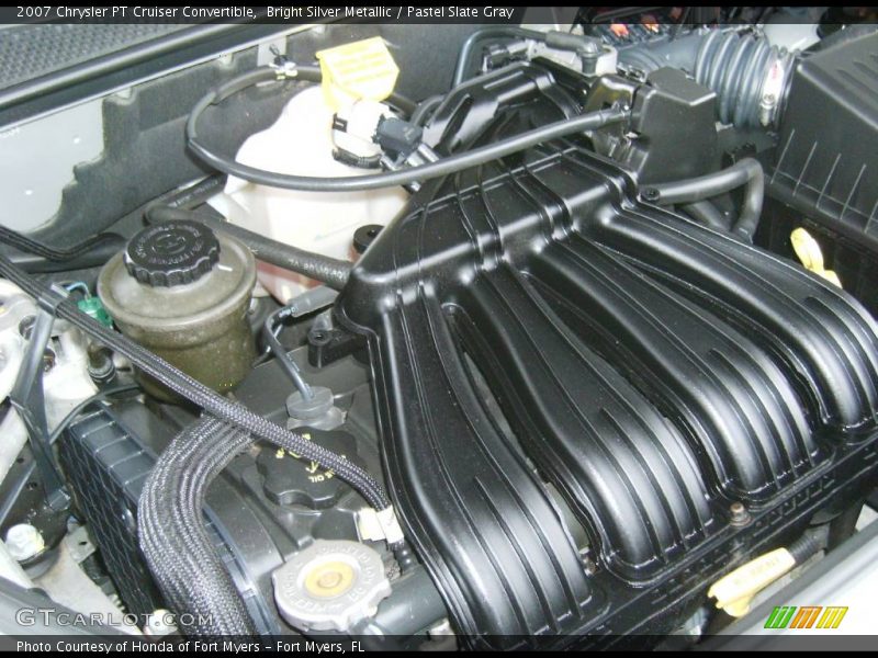 Bright Silver Metallic / Pastel Slate Gray 2007 Chrysler PT Cruiser Convertible