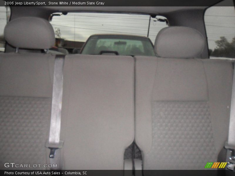 Stone White / Medium Slate Gray 2006 Jeep Liberty Sport