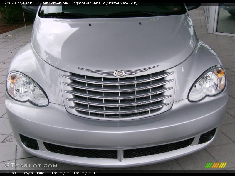 Bright Silver Metallic / Pastel Slate Gray 2007 Chrysler PT Cruiser Convertible