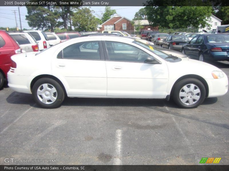 Stone White / Dark Slate Gray 2005 Dodge Stratus SXT Sedan