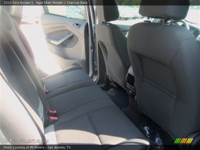 Ingot Silver Metallic / Charcoal Black 2013 Ford Escape S