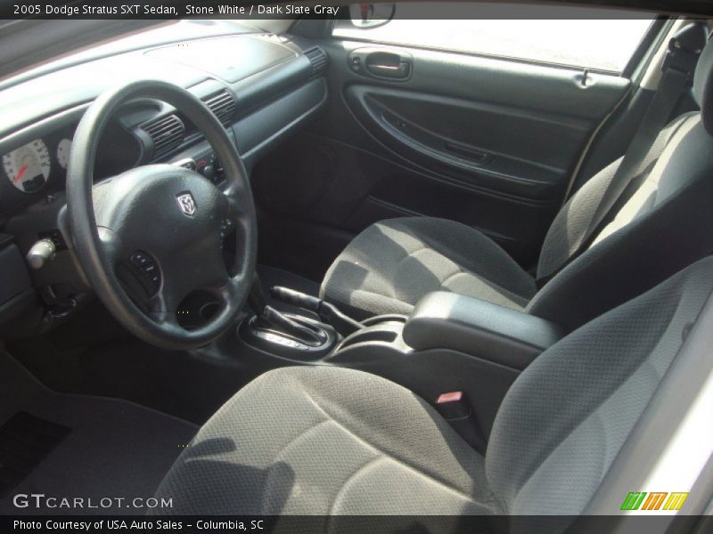 Stone White / Dark Slate Gray 2005 Dodge Stratus SXT Sedan