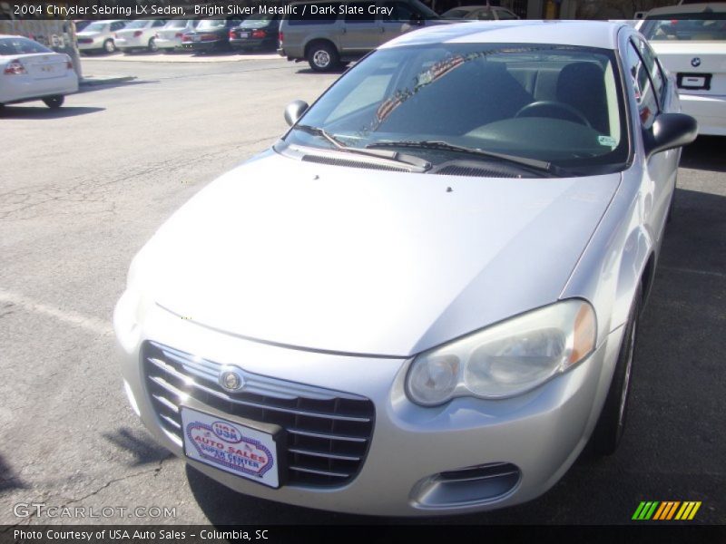 Bright Silver Metallic / Dark Slate Gray 2004 Chrysler Sebring LX Sedan