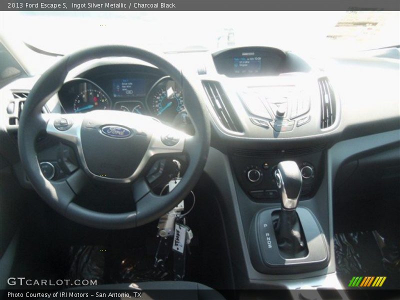 Ingot Silver Metallic / Charcoal Black 2013 Ford Escape S