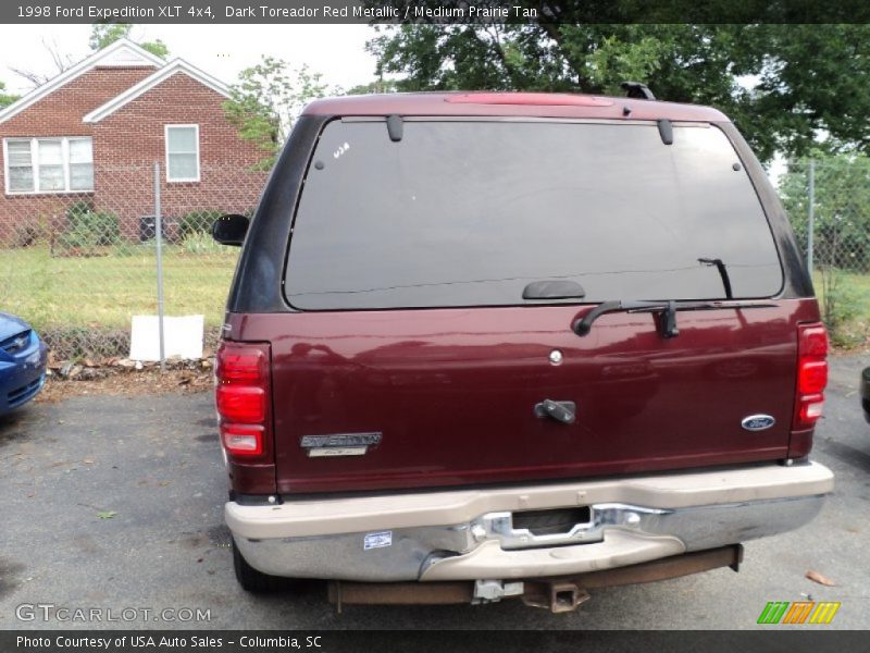 Dark Toreador Red Metallic / Medium Prairie Tan 1998 Ford Expedition XLT 4x4