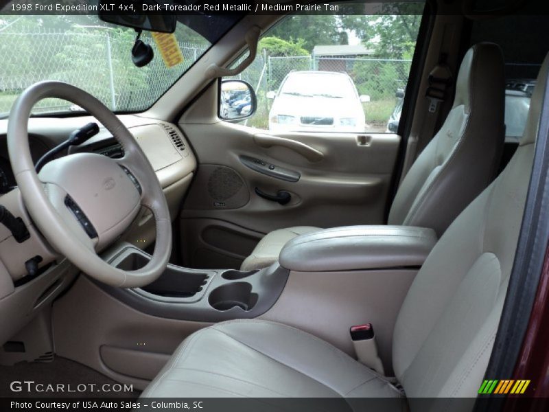 Dark Toreador Red Metallic / Medium Prairie Tan 1998 Ford Expedition XLT 4x4
