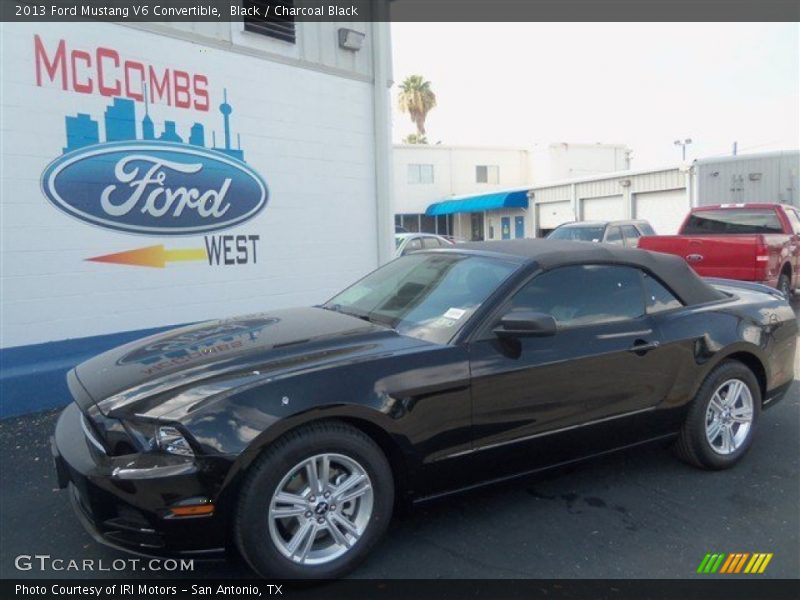 Black / Charcoal Black 2013 Ford Mustang V6 Convertible