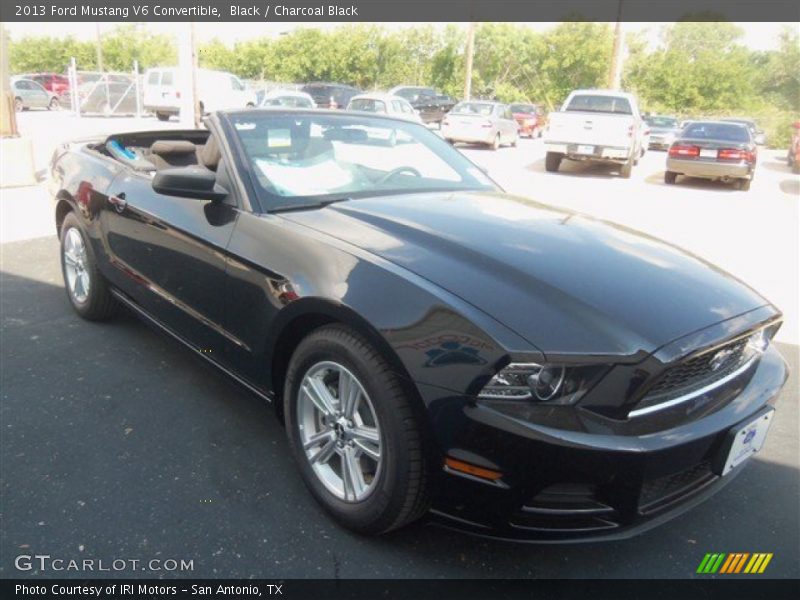 Black / Charcoal Black 2013 Ford Mustang V6 Convertible