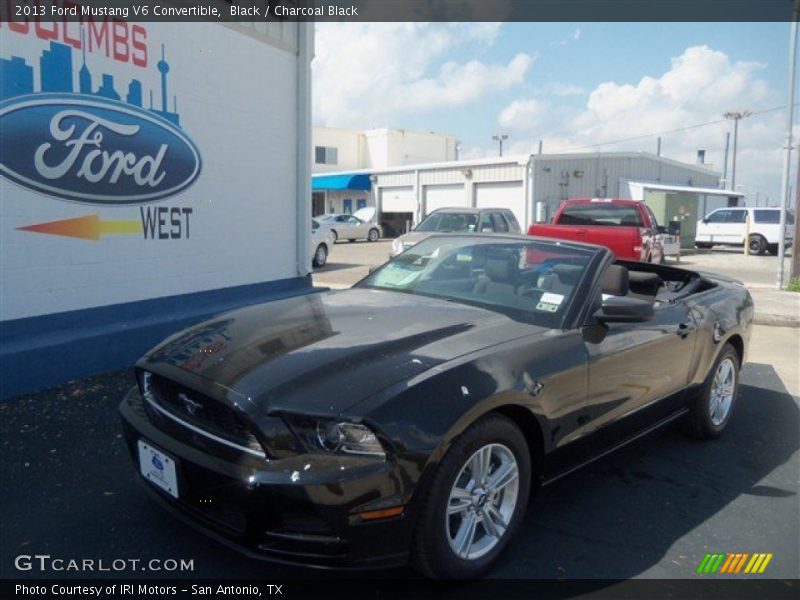Black / Charcoal Black 2013 Ford Mustang V6 Convertible