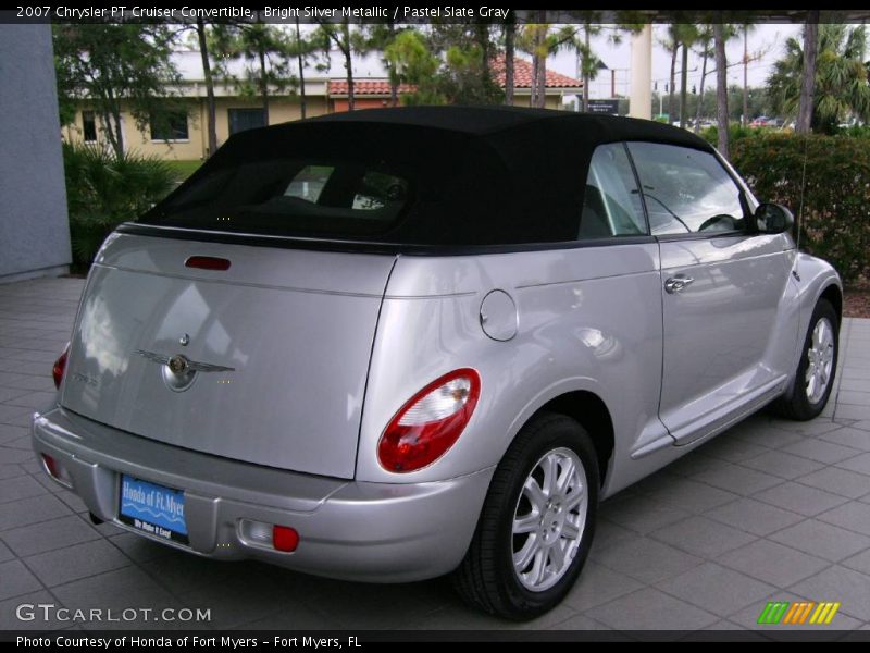 Bright Silver Metallic / Pastel Slate Gray 2007 Chrysler PT Cruiser Convertible