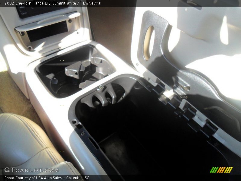 Summit White / Tan/Neutral 2002 Chevrolet Tahoe LT