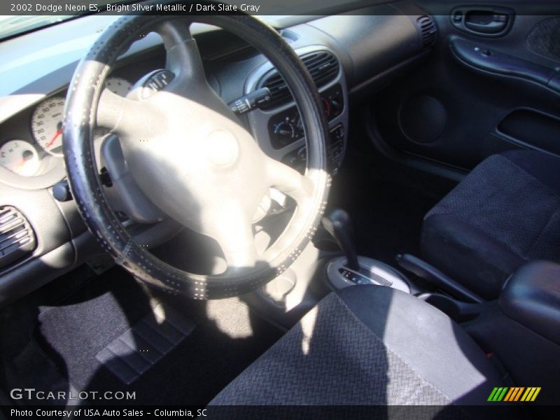 Bright Silver Metallic / Dark Slate Gray 2002 Dodge Neon ES