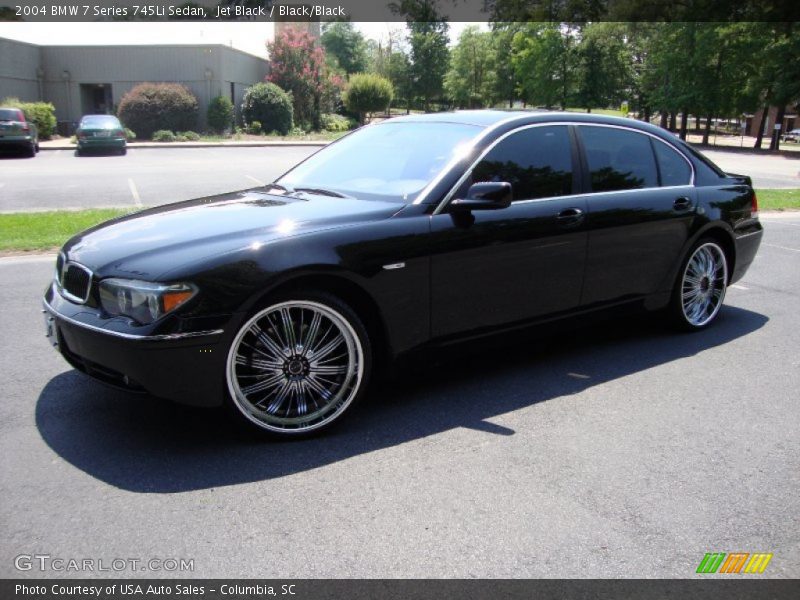 Jet Black / Black/Black 2004 BMW 7 Series 745Li Sedan