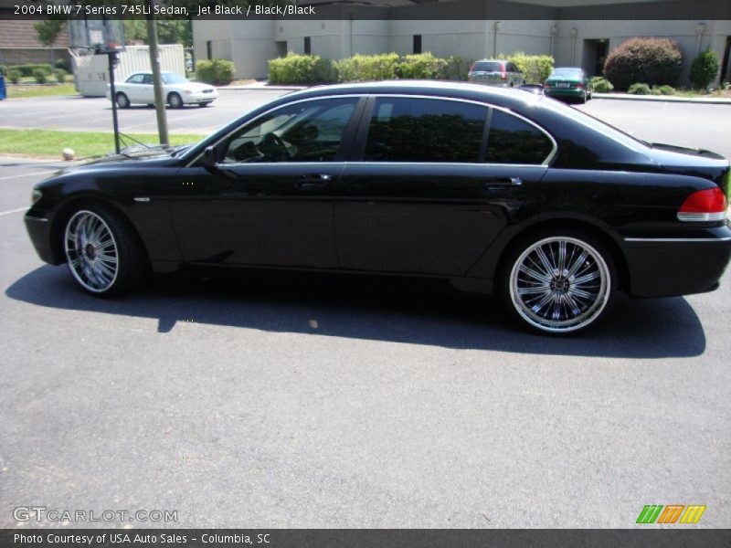 Jet Black / Black/Black 2004 BMW 7 Series 745Li Sedan