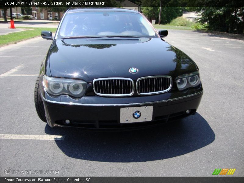 Jet Black / Black/Black 2004 BMW 7 Series 745Li Sedan