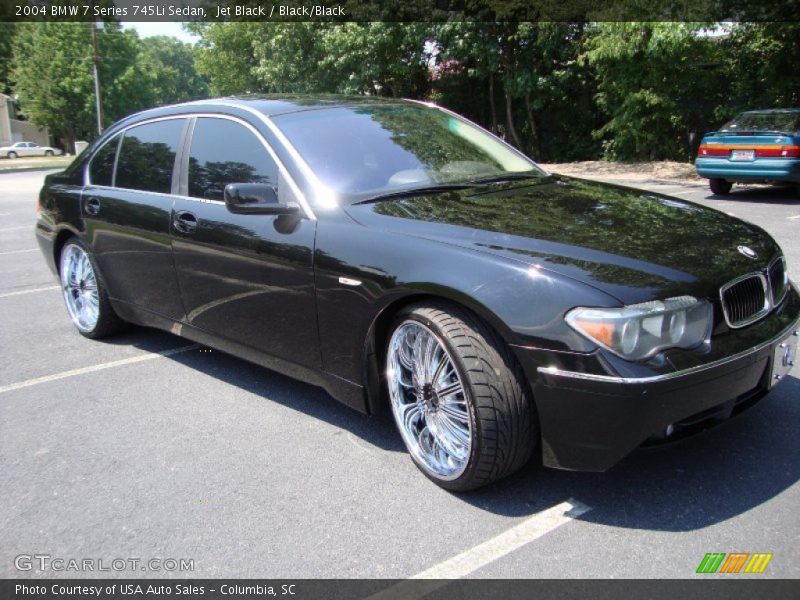 Jet Black / Black/Black 2004 BMW 7 Series 745Li Sedan