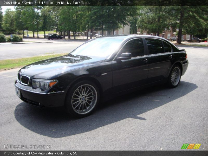 Jet Black / Black/Black 2004 BMW 7 Series 745Li Sedan