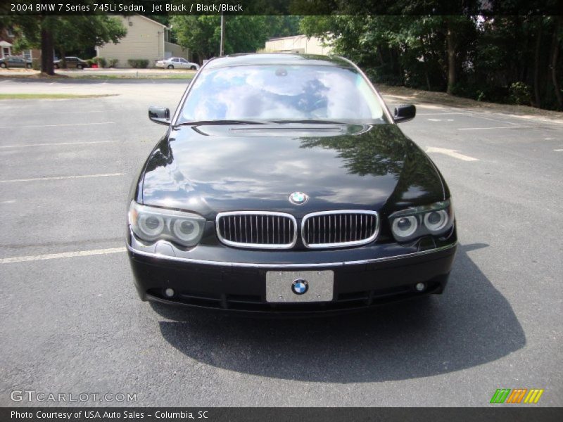 Jet Black / Black/Black 2004 BMW 7 Series 745Li Sedan