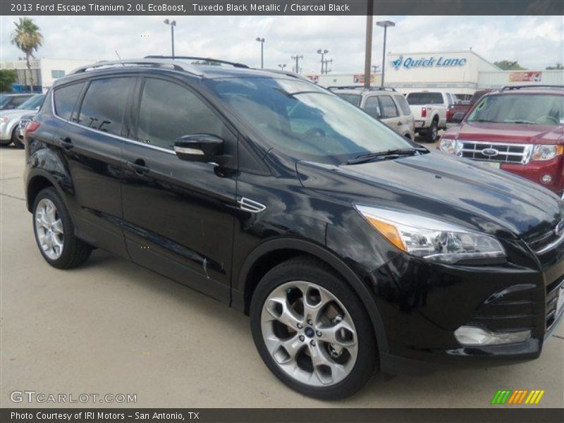 Tuxedo Black Metallic / Charcoal Black 2013 Ford Escape Titanium 2.0L EcoBoost