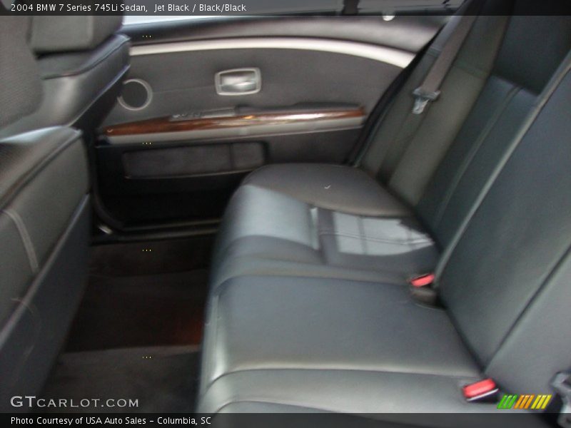 Jet Black / Black/Black 2004 BMW 7 Series 745Li Sedan