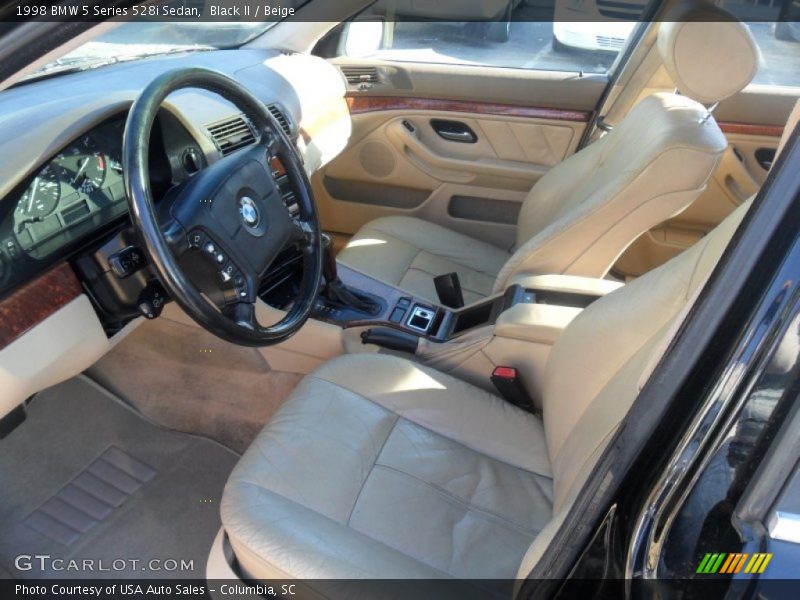 Black II / Beige 1998 BMW 5 Series 528i Sedan