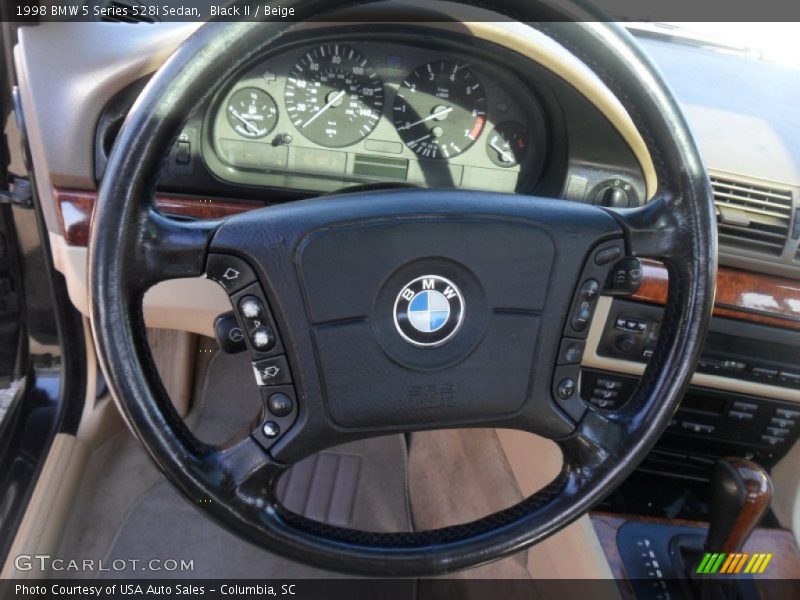 Black II / Beige 1998 BMW 5 Series 528i Sedan