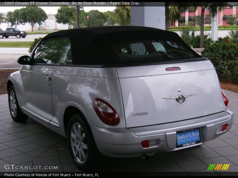 Bright Silver Metallic / Pastel Slate Gray 2007 Chrysler PT Cruiser Convertible