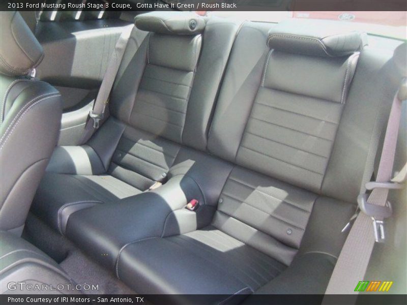 Rear Seat of 2013 Mustang Roush Stage 3 Coupe