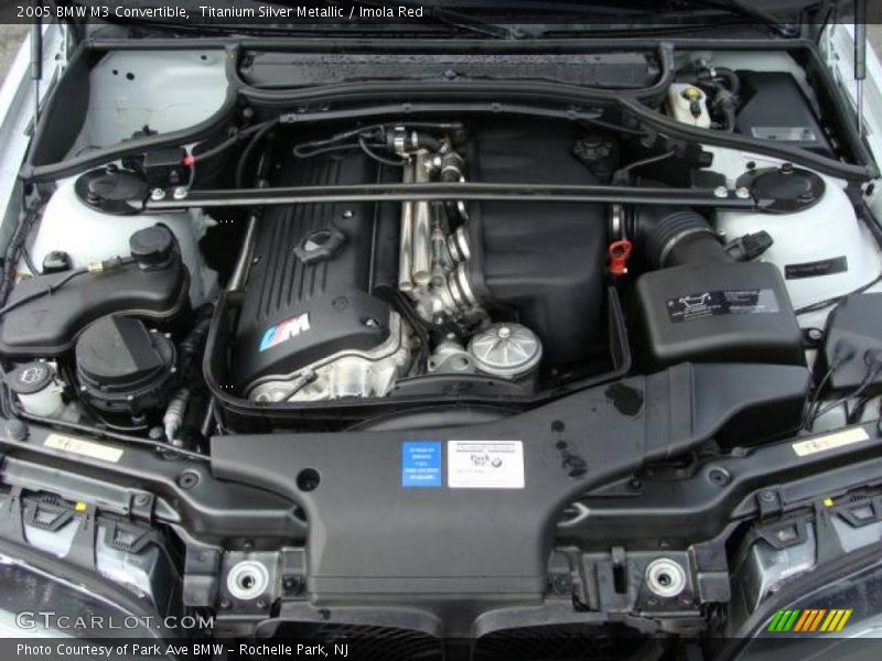 Titanium Silver Metallic / Imola Red 2005 BMW M3 Convertible