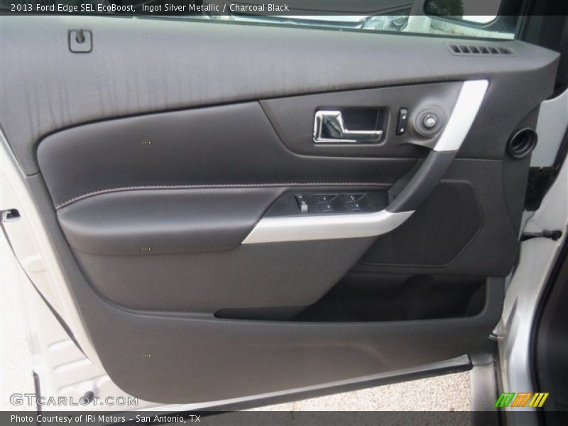 Ingot Silver Metallic / Charcoal Black 2013 Ford Edge SEL EcoBoost