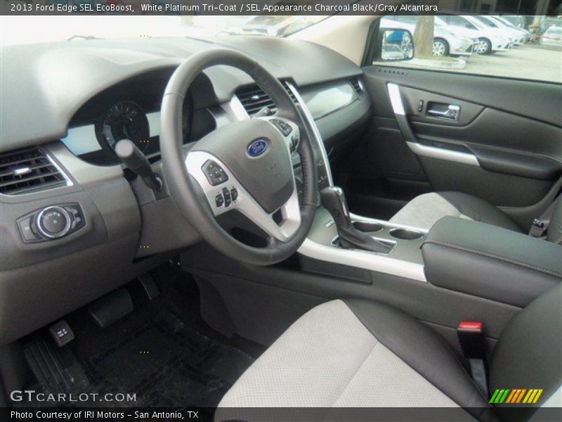 SEL Appearance Charcoal Black/Gray Alcantara Interior - 2013 Edge SEL EcoBoost 