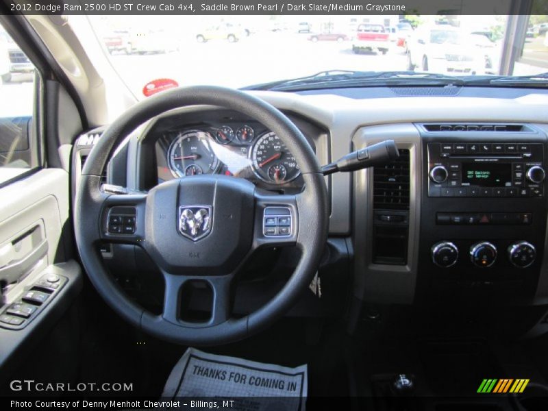 Saddle Brown Pearl / Dark Slate/Medium Graystone 2012 Dodge Ram 2500 HD ST Crew Cab 4x4