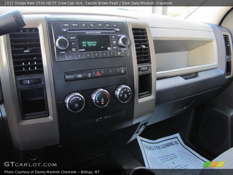 Dashboard of 2012 Ram 2500 HD ST Crew Cab 4x4