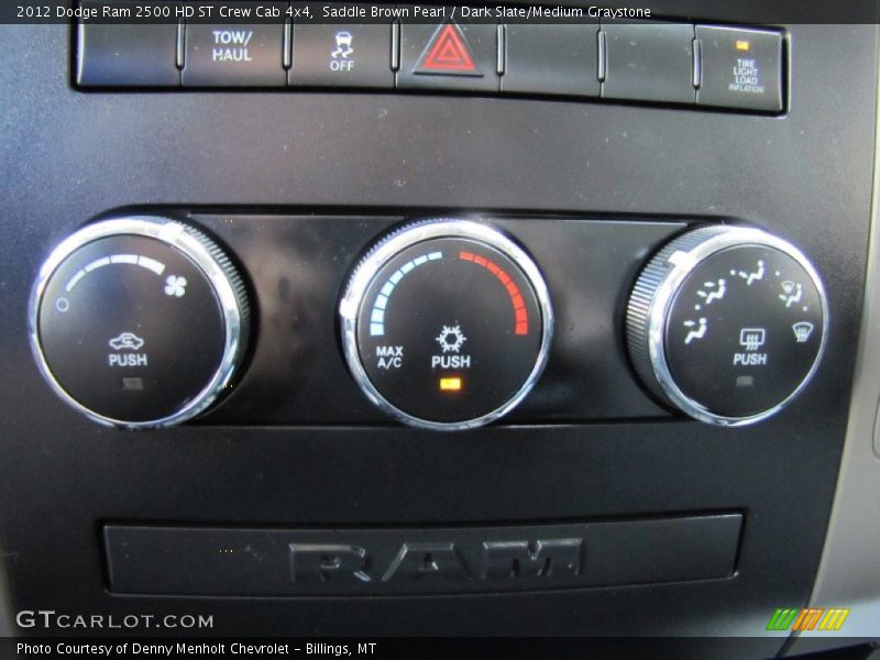 Controls of 2012 Ram 2500 HD ST Crew Cab 4x4