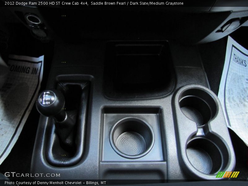 Saddle Brown Pearl / Dark Slate/Medium Graystone 2012 Dodge Ram 2500 HD ST Crew Cab 4x4
