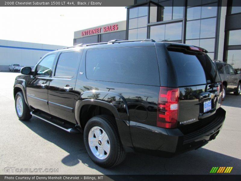 Black / Ebony 2008 Chevrolet Suburban 1500 LT 4x4