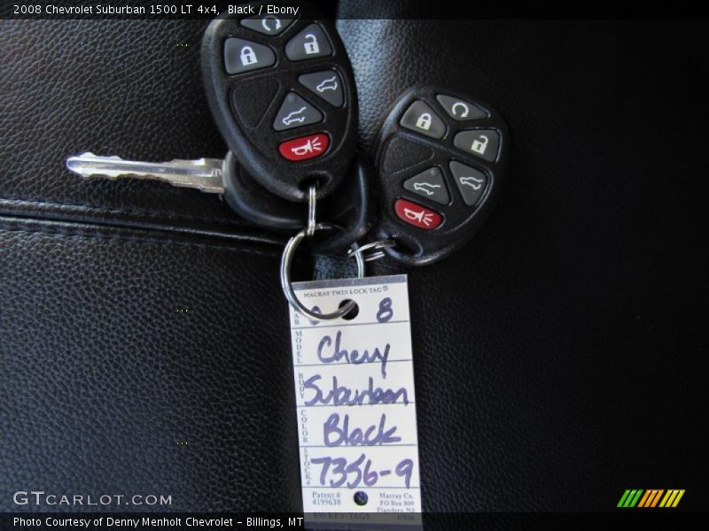 Black / Ebony 2008 Chevrolet Suburban 1500 LT 4x4