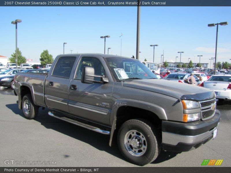 Graystone Metallic / Dark Charcoal 2007 Chevrolet Silverado 2500HD Classic LS Crew Cab 4x4