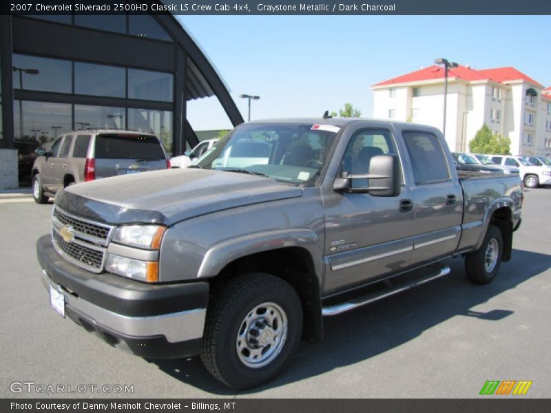 Graystone Metallic / Dark Charcoal 2007 Chevrolet Silverado 2500HD Classic LS Crew Cab 4x4