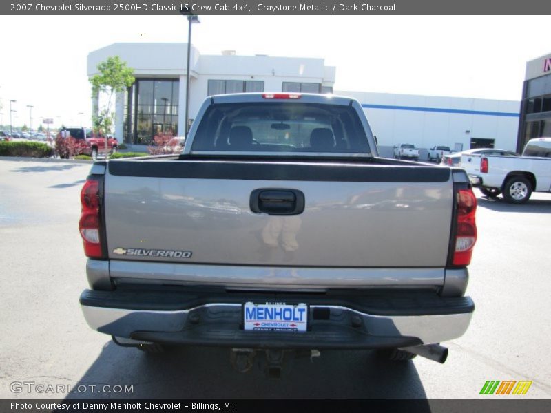 Graystone Metallic / Dark Charcoal 2007 Chevrolet Silverado 2500HD Classic LS Crew Cab 4x4