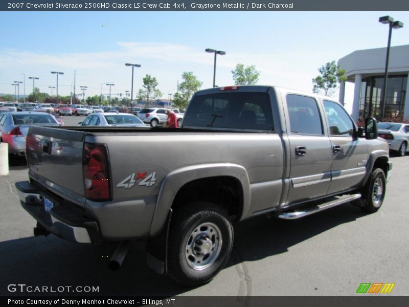 Graystone Metallic / Dark Charcoal 2007 Chevrolet Silverado 2500HD Classic LS Crew Cab 4x4