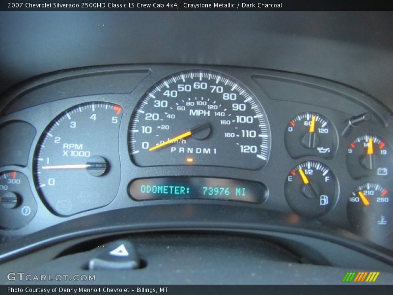 Graystone Metallic / Dark Charcoal 2007 Chevrolet Silverado 2500HD Classic LS Crew Cab 4x4