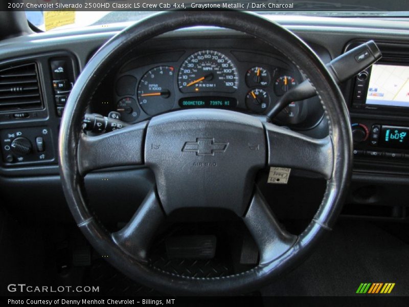 Graystone Metallic / Dark Charcoal 2007 Chevrolet Silverado 2500HD Classic LS Crew Cab 4x4