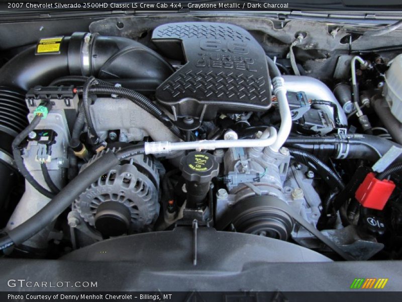 Graystone Metallic / Dark Charcoal 2007 Chevrolet Silverado 2500HD Classic LS Crew Cab 4x4