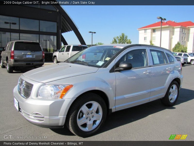 Bright Silver Metallic / Dark Slate Gray 2009 Dodge Caliber SXT