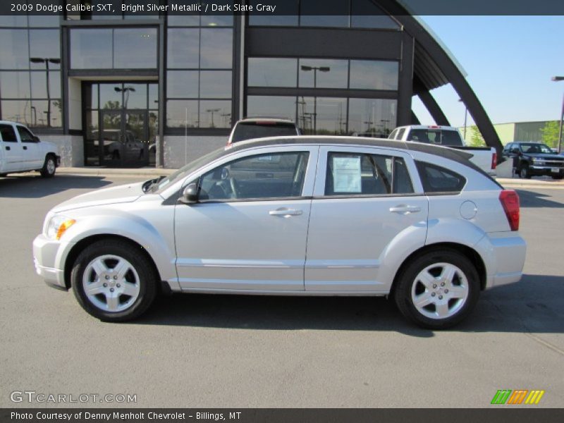 Bright Silver Metallic / Dark Slate Gray 2009 Dodge Caliber SXT