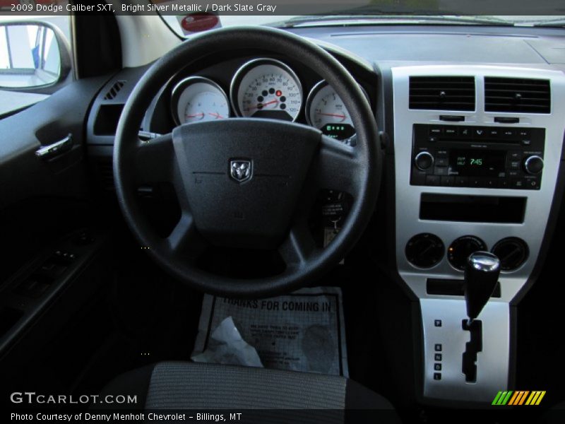 Bright Silver Metallic / Dark Slate Gray 2009 Dodge Caliber SXT